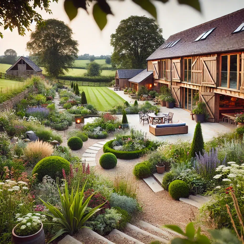 Barn Conversion Landscaping Ideas: Designing Outdoor Spaces That Complement Your Home 4 barn conversion landscaping ideas